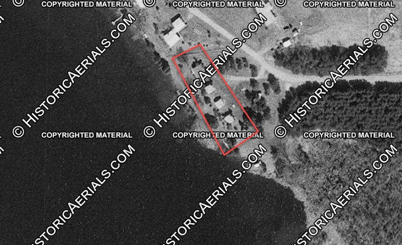 Millers Cabins - 1981 Aerial (newer photo)